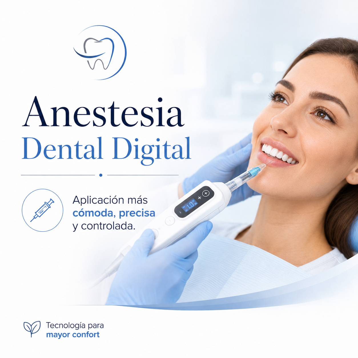 Anestesia dental digital